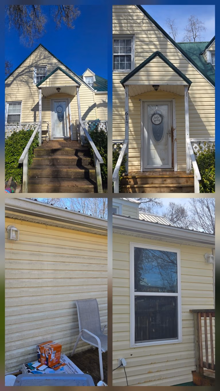 Vinyl Siding house wash