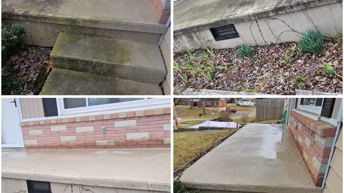 Front patio restore