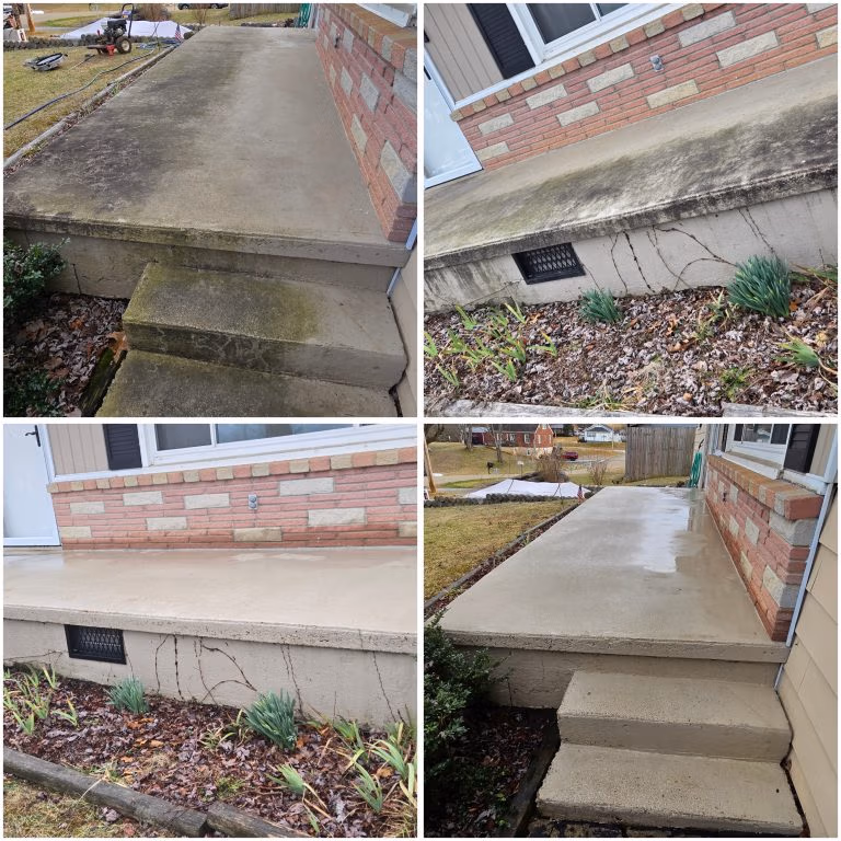 Front patio restore